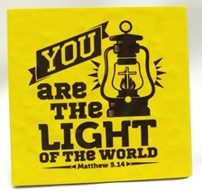 71586-04 方型瓷磚擺設II(Matthew 5:14)