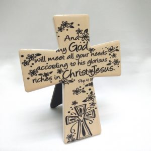 71588-01 Ceramic Desktop Cross(Cross)