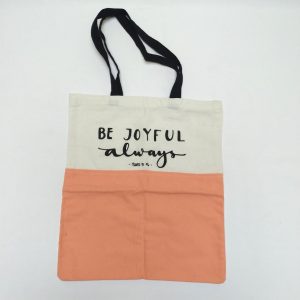 71595-01 2 Pocket Shopping Bag(Orange)