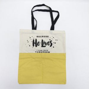 71595-03 2 Pocket Shopping Bag(Yellow)