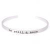 71581-01 Open Bangle Bracelet(Be Still)