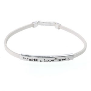 71582-03 Bracelet(Faith Hope Love)