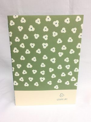 71604-01 B5 Notebook (Geometry 系列)綠色