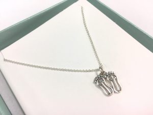 71629-02 Silver necklace(Keep Walking)