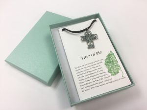 71630-02 Silver necklace(Tree of life)