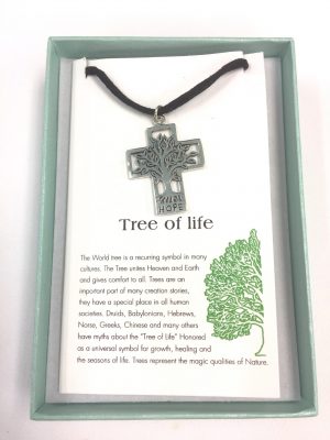 71630-02 Silver necklace(Tree of life)