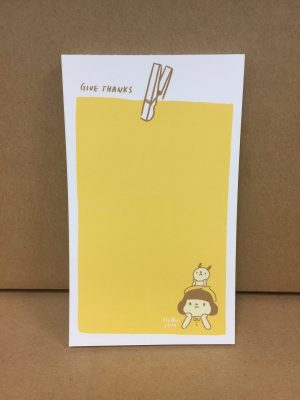 880-953023-0862 Hello Jane Memo Pad 02(Give Thanks)