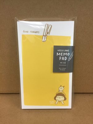 880-953023-0862 Hello Jane Memo Pad 02(Give Thanks)