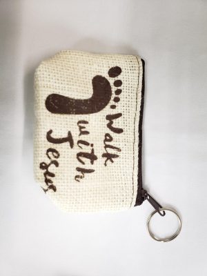 71707-02 Thai Made Coins Bag(Walk with Jesus)
