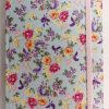 71709-03 Thai Fabric Cover Notebook(L) Floral