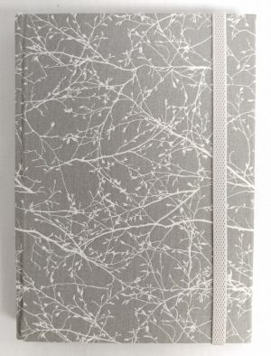 71710-02 Thai Fabric Cover Notebook(M) Marble