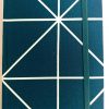 71710-03 Thai Fabric Cover Notebook(M)Mizi Grid