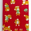 71711-02 Thai Fabric Cover Notebook(S) Shiba