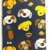 71711-03 Thai Fabric Cover Notebook(S) Dogs