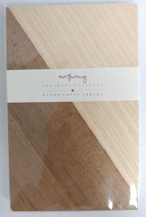 71712-04 Thai Wood Cover Notebook(L) D