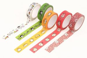 8809530236512 Hello Dundun Masking Tape -05 Pink Bibi