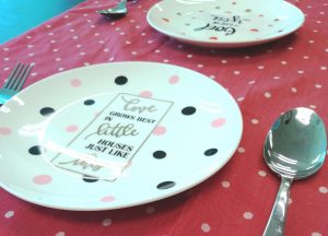 71747 Couple Wedding Plate Set