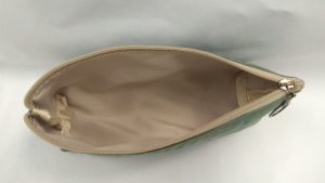 71742-01 絨面小魚筆袋(綠)