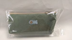 71742-01 絨面小魚筆袋(綠)