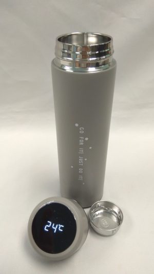 71757-01 溫度顯示保溫瓶(灰)