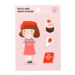 880-953023-7946 Hello Jane Epoxy Sticker 01. Jane
