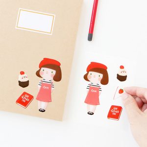 880-953023-7946 Hello Jane Epoxy Sticker 01. Jane