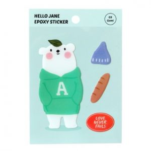 880-953023-7960 Hello Jane Epoxy Sticker 03. Gomi