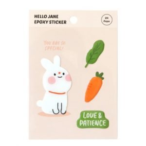 880-953023-7977 Hello Jane Epoxy Sticker 04. Popo