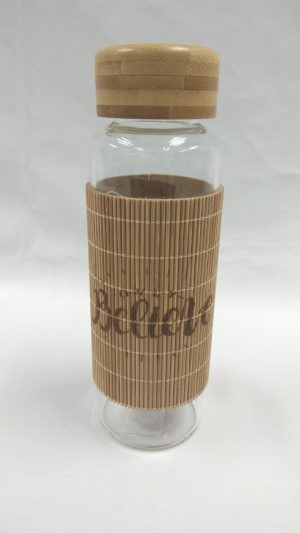 71736-01 325ml Glass Bottle w. Sleeve (Believe)