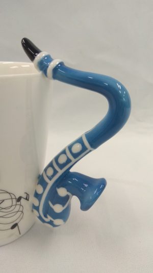71746-03 陶瓷樂器杯 薩克管