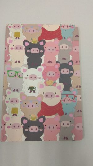 71752-02 A5 Notebook Animals Pal – Piggy