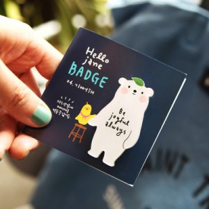 880-931485-7902 Hello Jane Badge 04. Joyful