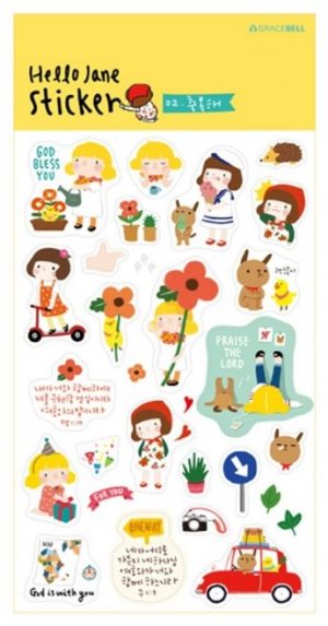 880-941894-6403 Hello Jane Sticker -02 Blessing