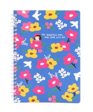 880-941894-9886 Hello Jane Floral Spring Note 02(Blue)