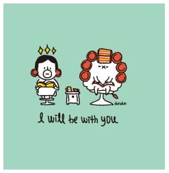 880-941894-7189 Dundun Mini Card 17(I will be with you)