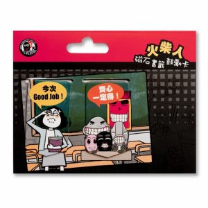 火柴人磁石書籤鼓勵卡(做得好)