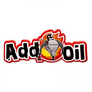 火柴人鼓勵木牌 (Add Oil)