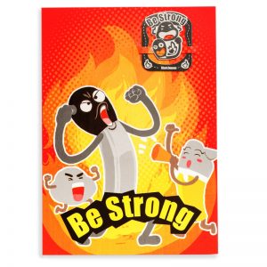 火柴人書籤心意卡 (Be Strong)