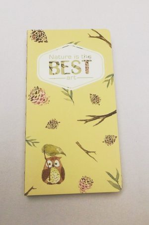小喬牛皮紙Notebook (貓頭鷹)