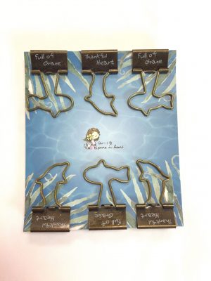 小喬魚尾夾 (魚、海豚)