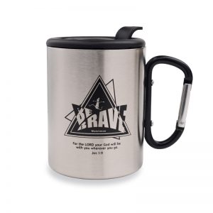火柴人雙層不銹鋼杯 (黑扣)