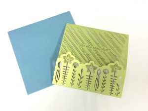 Laser Card (Encouragement-Rain)