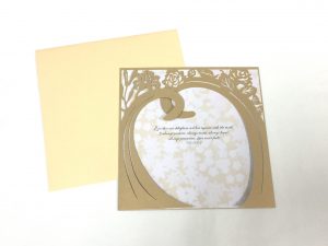 Laser Card (Wedding-Heart)