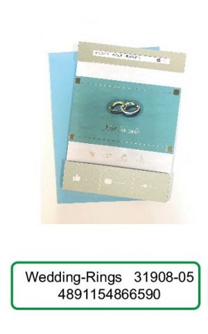 Layered Die-cut Card (Wedding- Rings)