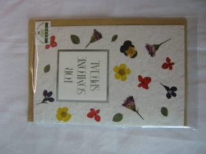 70341 Real Pressed Flower Card – For Someone