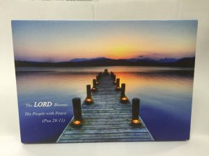 70679-02 LED Scripture Scenery Decoration (Psa