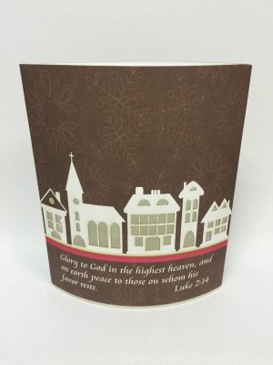 70725-01 LED Paper Lantern (House)