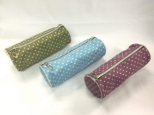 71391-01 波點布筆袋(綠)