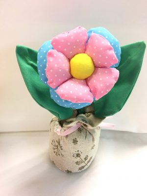 71410-05 竹炭布花擺設-雙層花(E款)