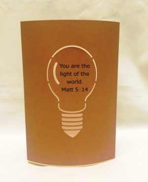 71523-03 LED Paper Lanterns(Matt 5:14)